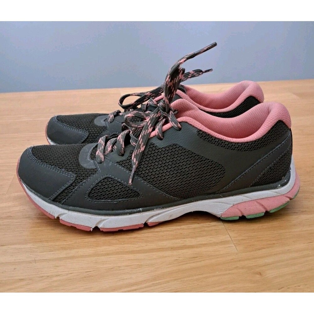 Vionic Women's Tokyo Sneakers Olive & Pink Size 10 Running Shoes Athletic
